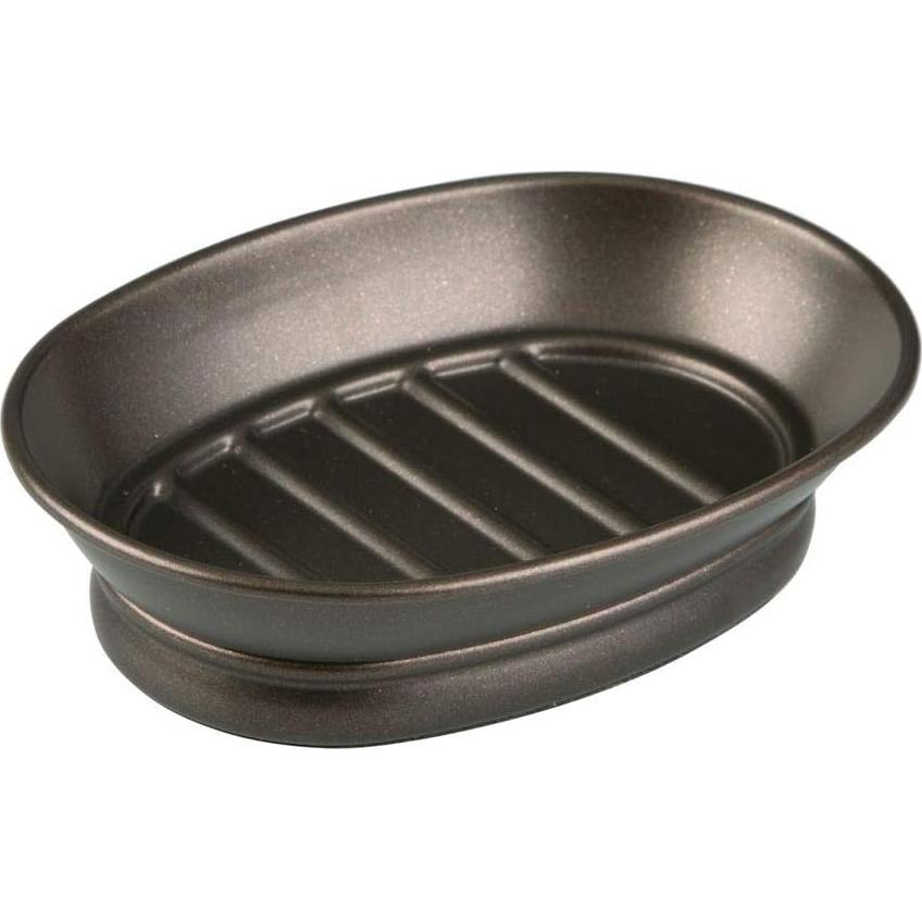 Plato de Jabón InterDesign York de Acero Bronce 9.83x13.97 cm