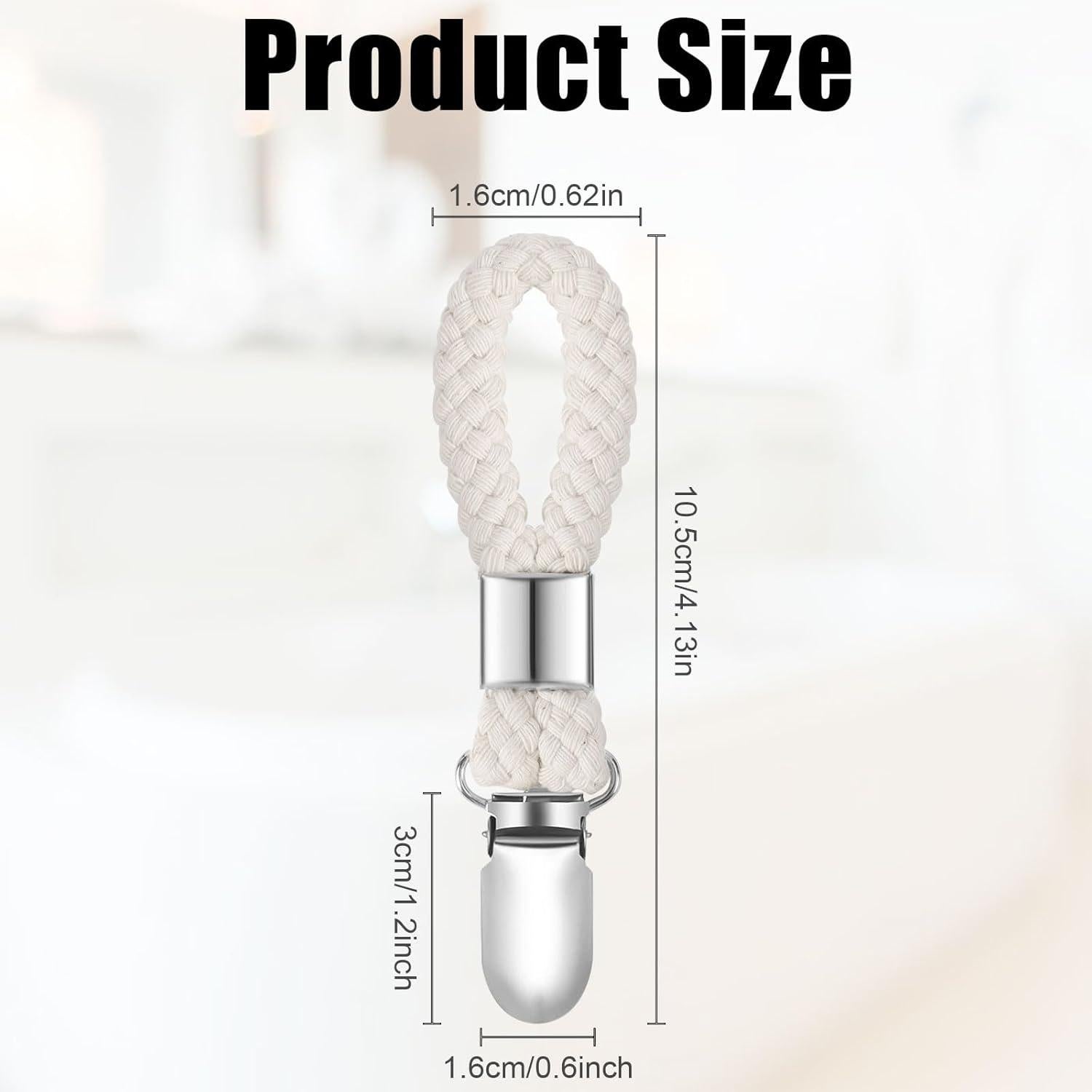 6 Clips para Toallas de Cocina y Baño SXoonKing Beige