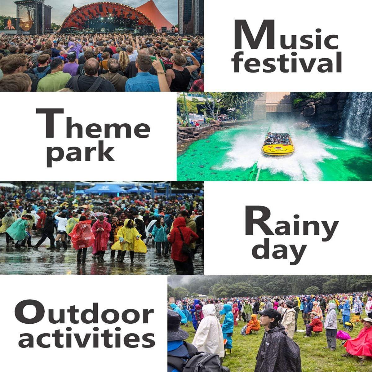 Poncho de Lluvia HLKZONE para Niños 6-13 Años - 2 Paquetes