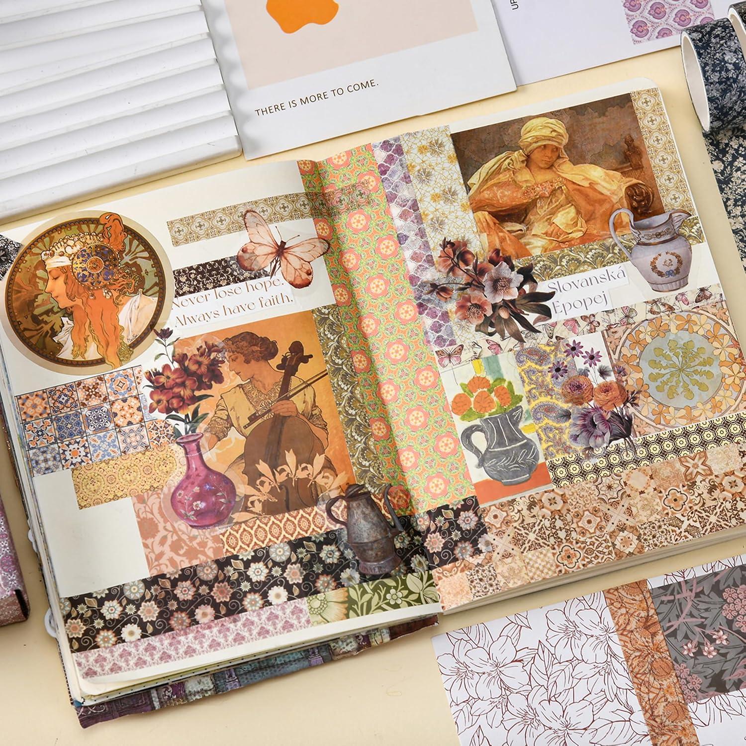 Juego de 12 Rollos de Cinta Washi Songdao Decorativa 2m