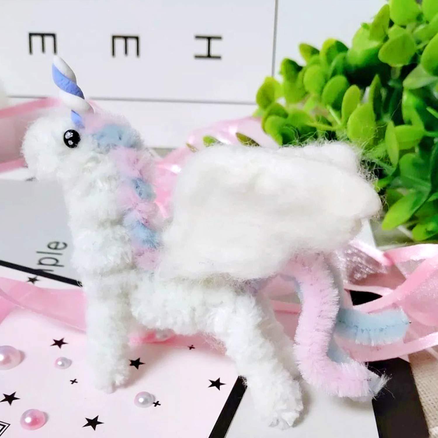 400 Limpiapipas Chenille Blancos Waycreat para Manualidades DIY