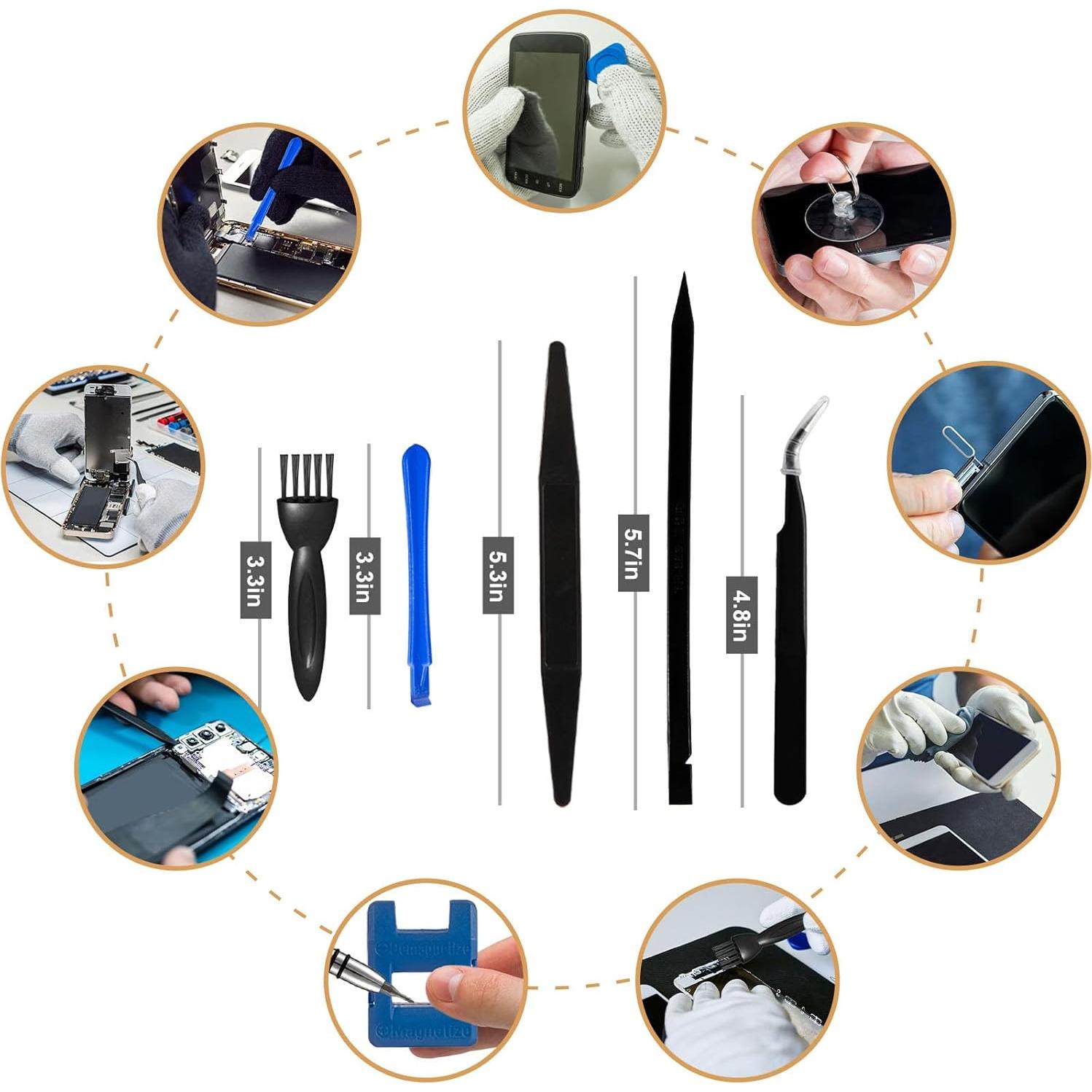 Kit de Herramientas de Reparación 20 en 1 ZZEGG para iPhone y Más