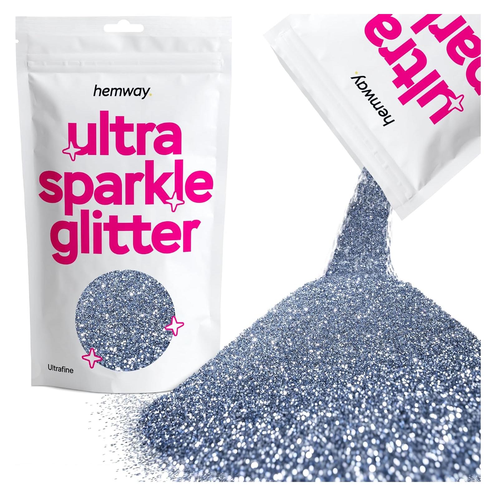 Purpurina Multiusos Hemway 100g Azul - Cosmético y Manualidades