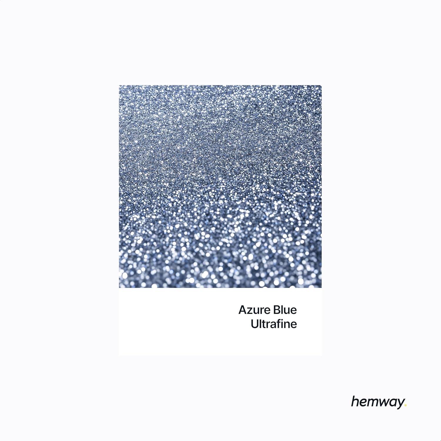 Purpurina Multiusos Hemway 100g Azul - Cosmético y Manualidades