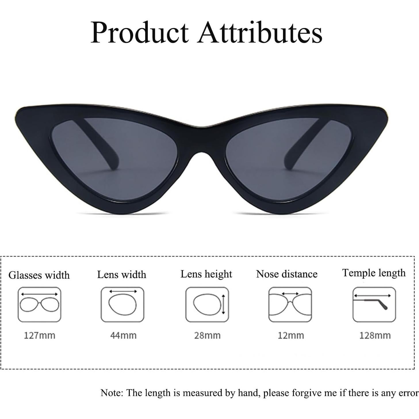 Gafas de sol ojo de gato UV400 para niñas WZWLKJ