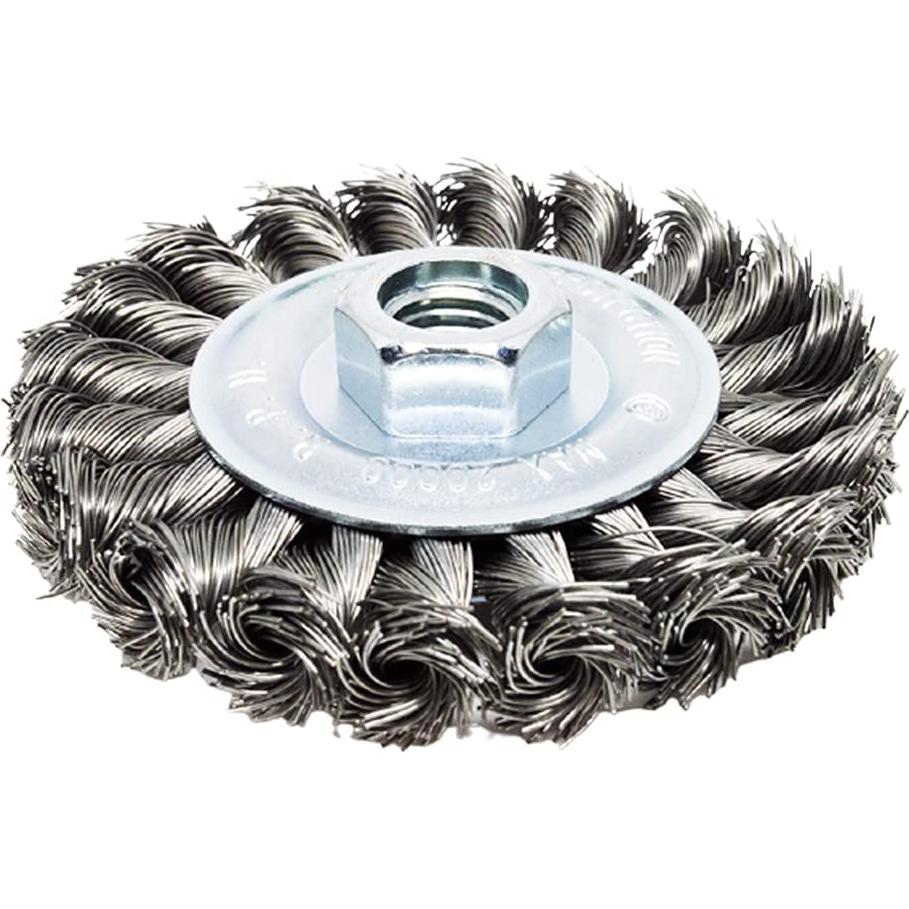 Rueda de Alambre 4" Benchmark Abrasives para Amoladora Angular