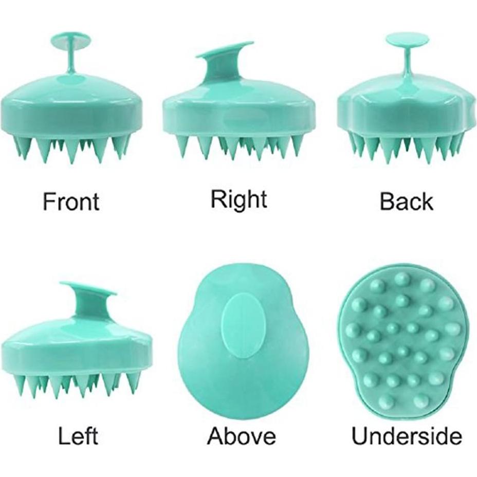 Masajeador de cuero cabelludo See You Always - Cepillo verde