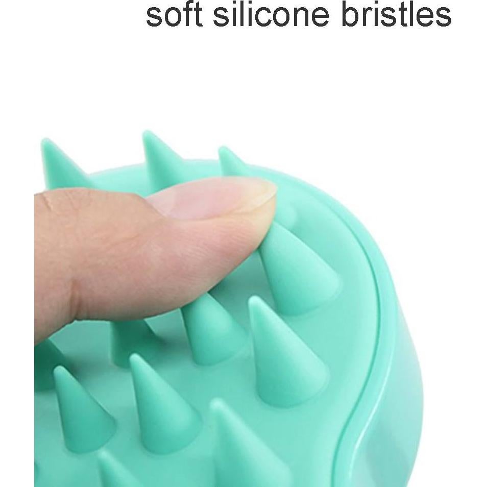 Masajeador de cuero cabelludo See You Always - Cepillo verde