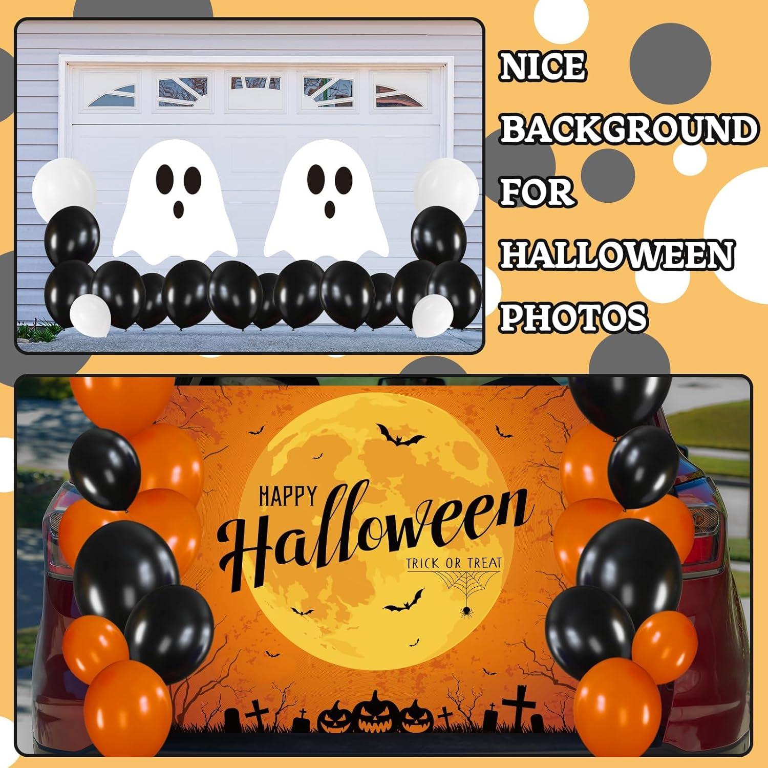 Juego de Decoración Halloween para Coche Denylo Pro 130x120 cm