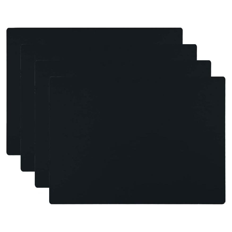 Manteles de Silicona Impermeables HomeDo 4P 40x30cm Negro