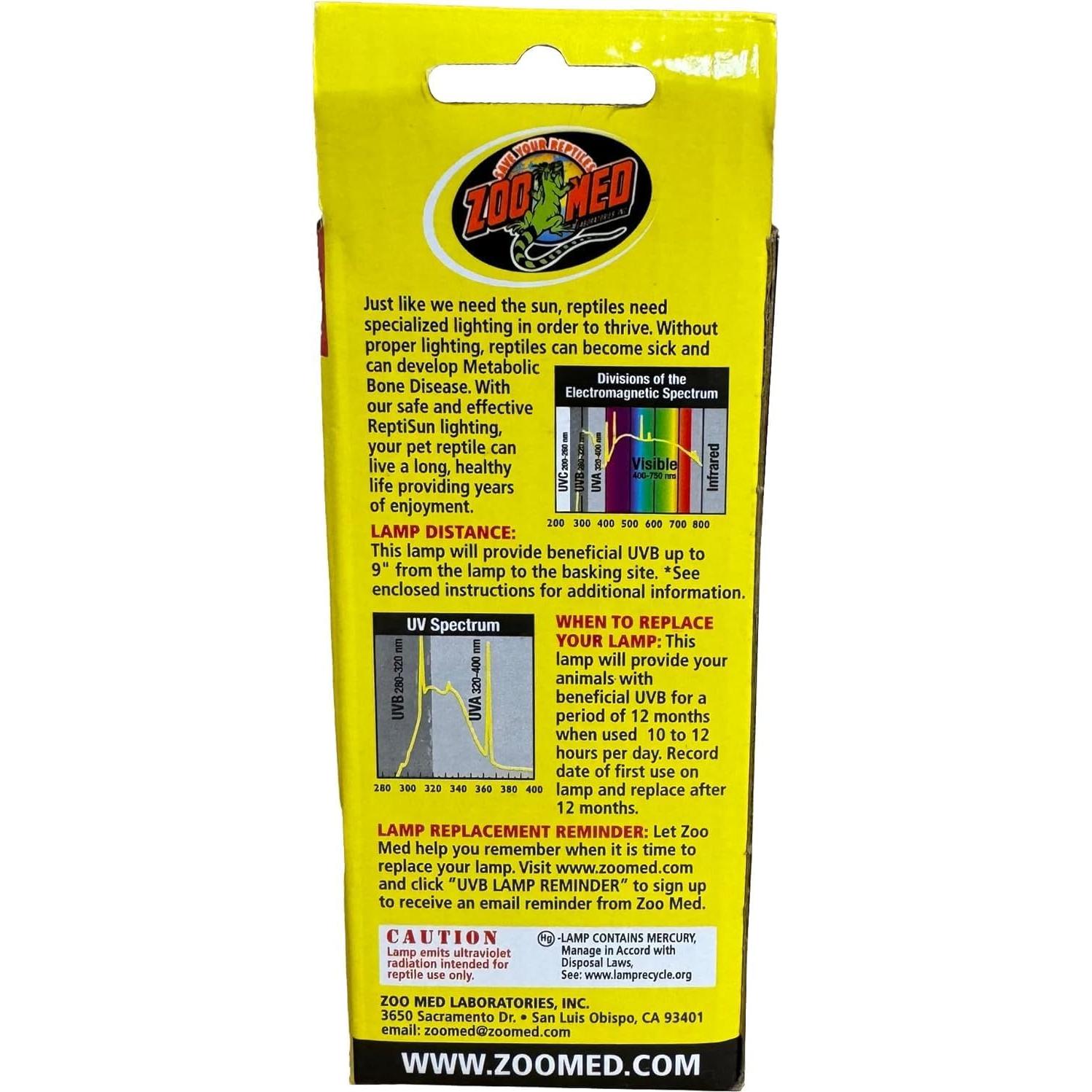 Kit Doble de Iluminación UVB y Calor Zoo Med 3 Piezas