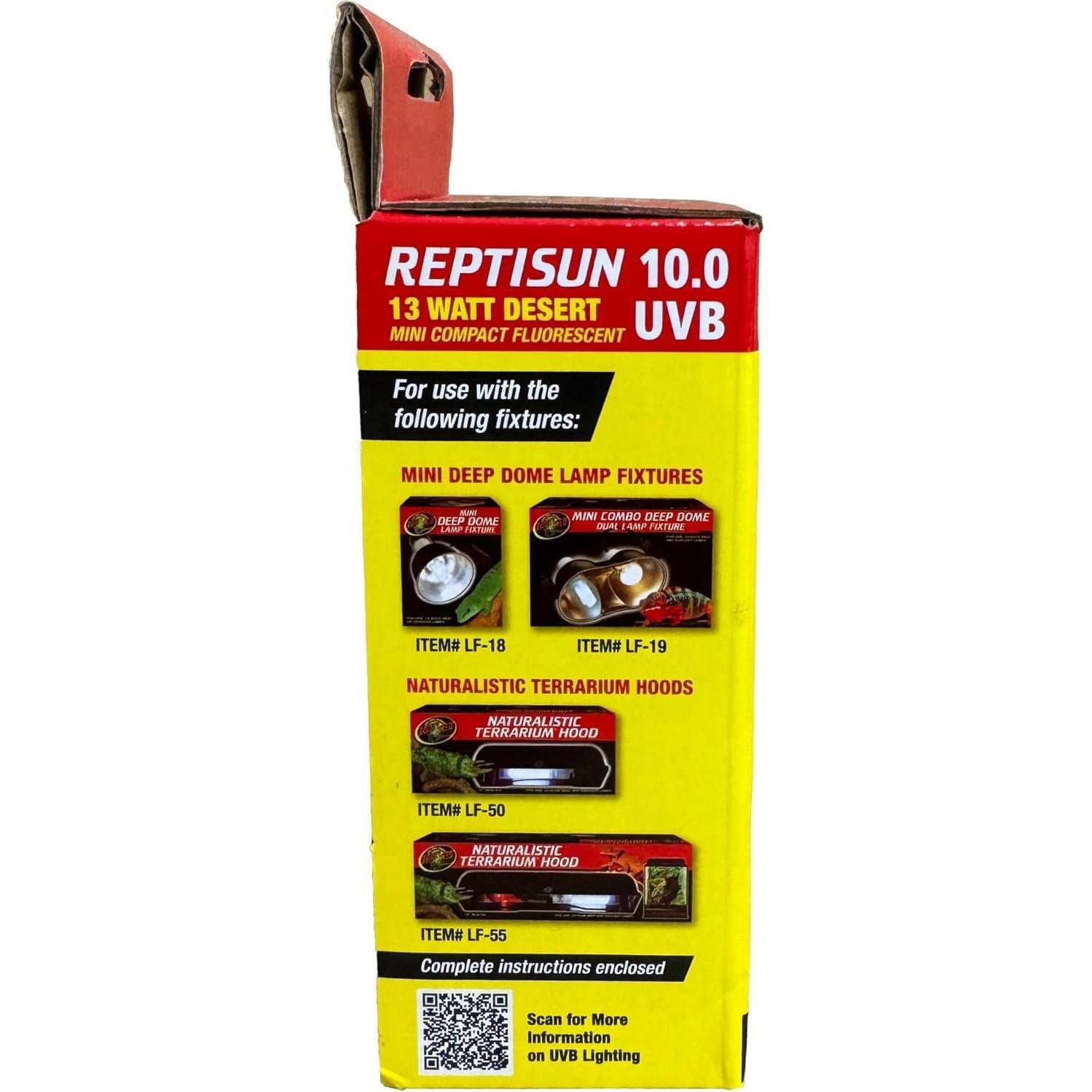 Kit Doble de Iluminación UVB y Calor Zoo Med 3 Piezas