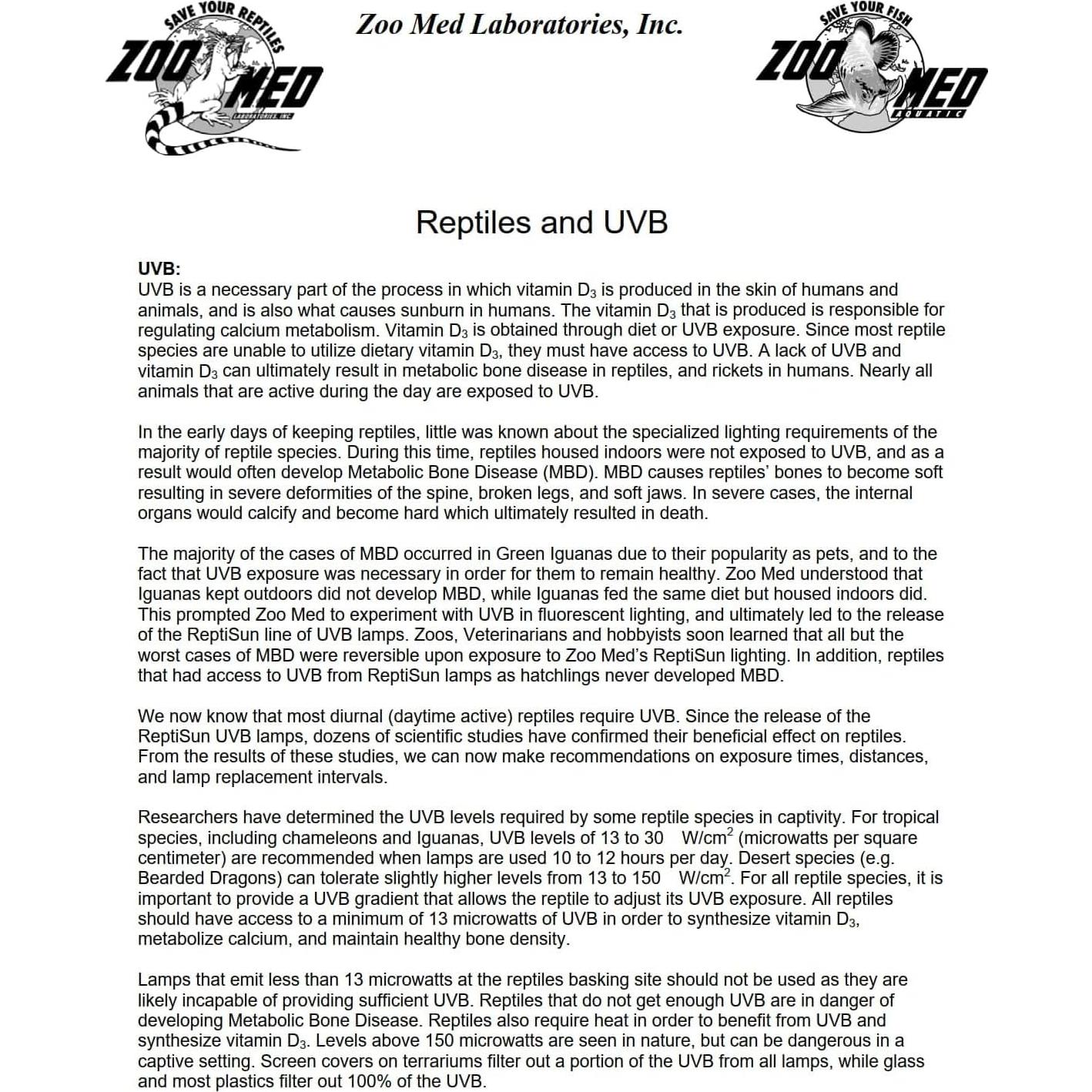 Kit Doble de Iluminación UVB y Calor Zoo Med 3 Piezas