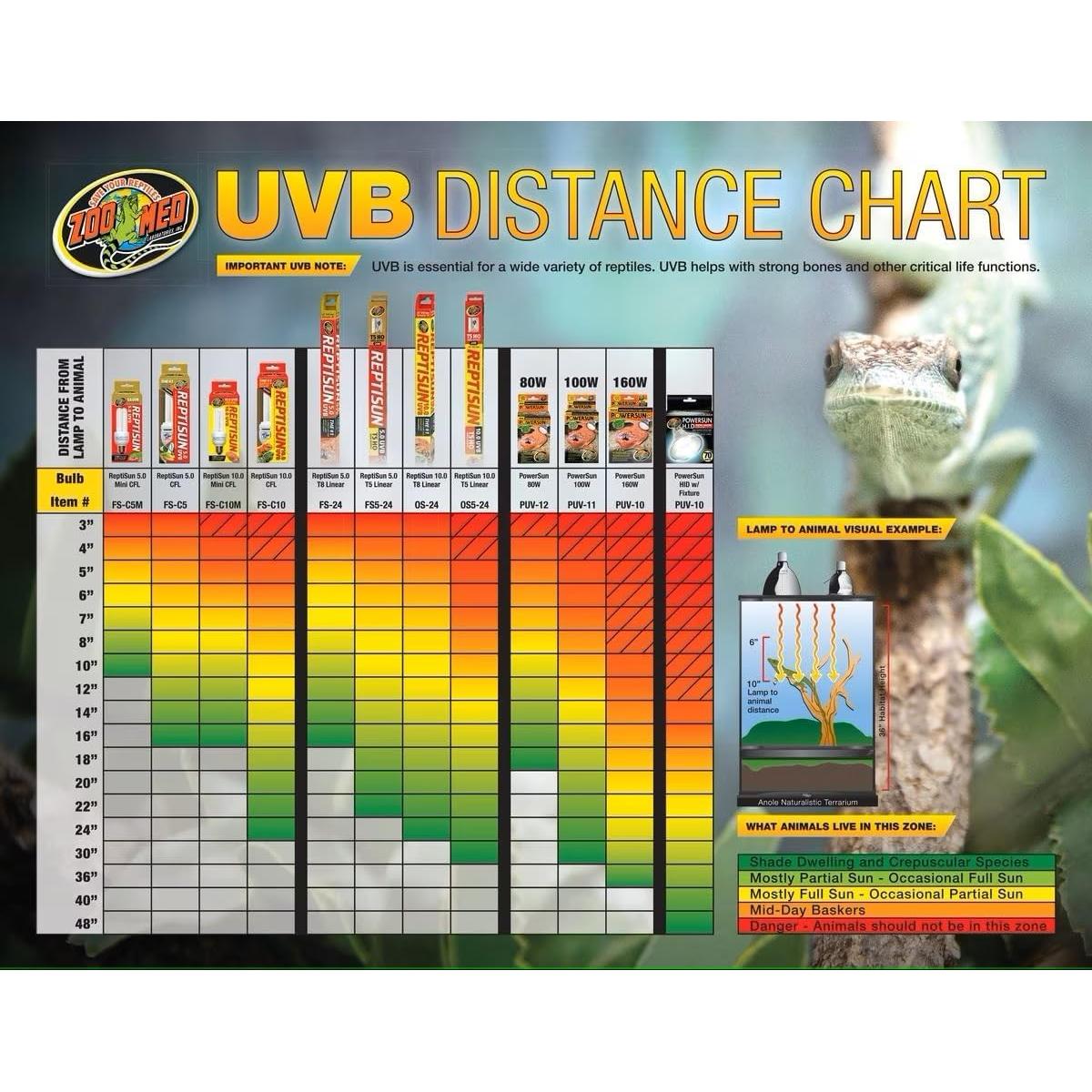 Kit Doble de Iluminación UVB y Calor Zoo Med 3 Piezas