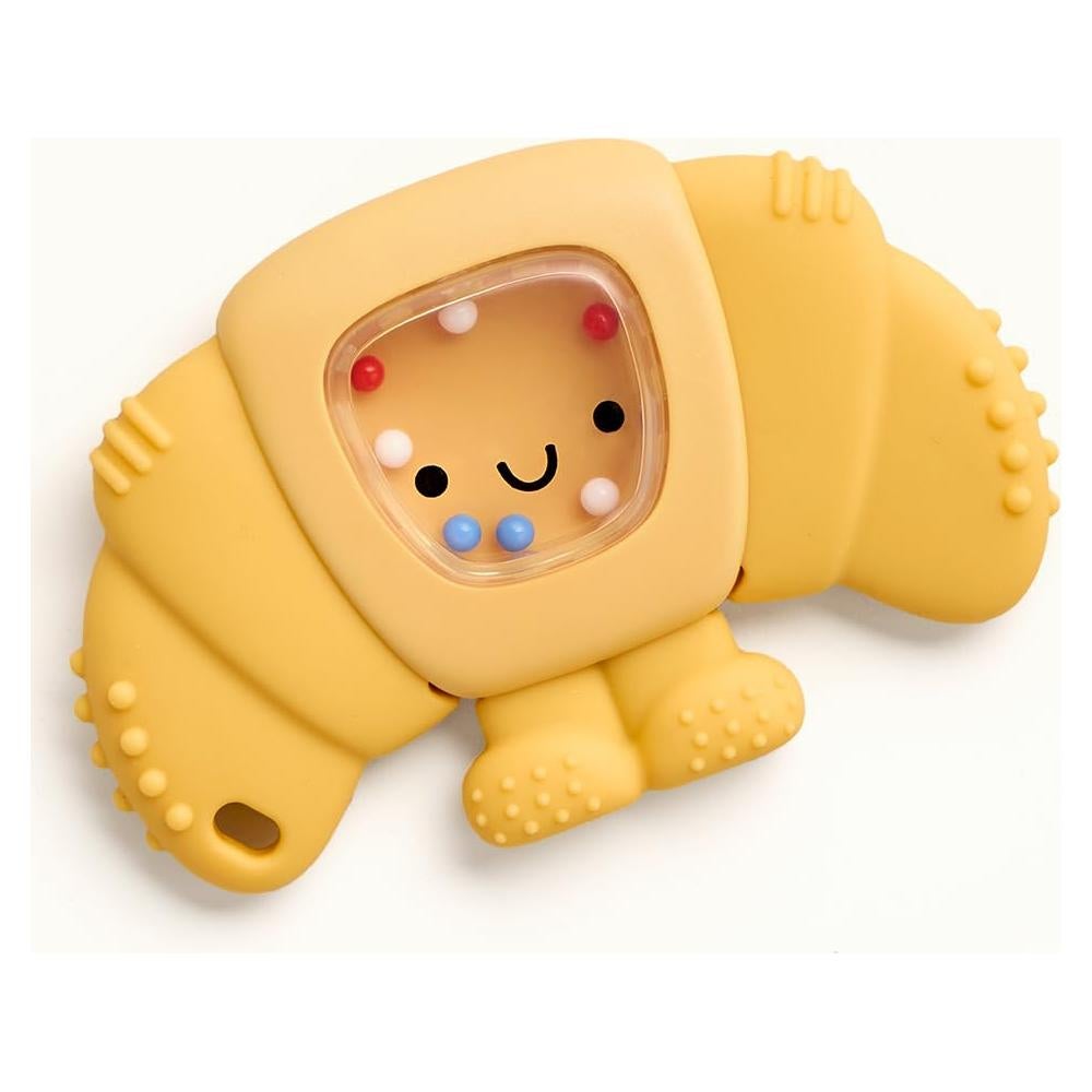 Sonajero Mordedor de Silicona Itzy Ritzy Croissant 10x6cm