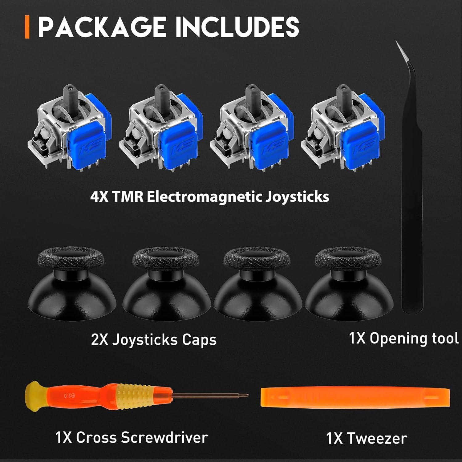 Joysticks de Reemplazo TOMSIN TMR para Controlador PS5 - Paquete de 4