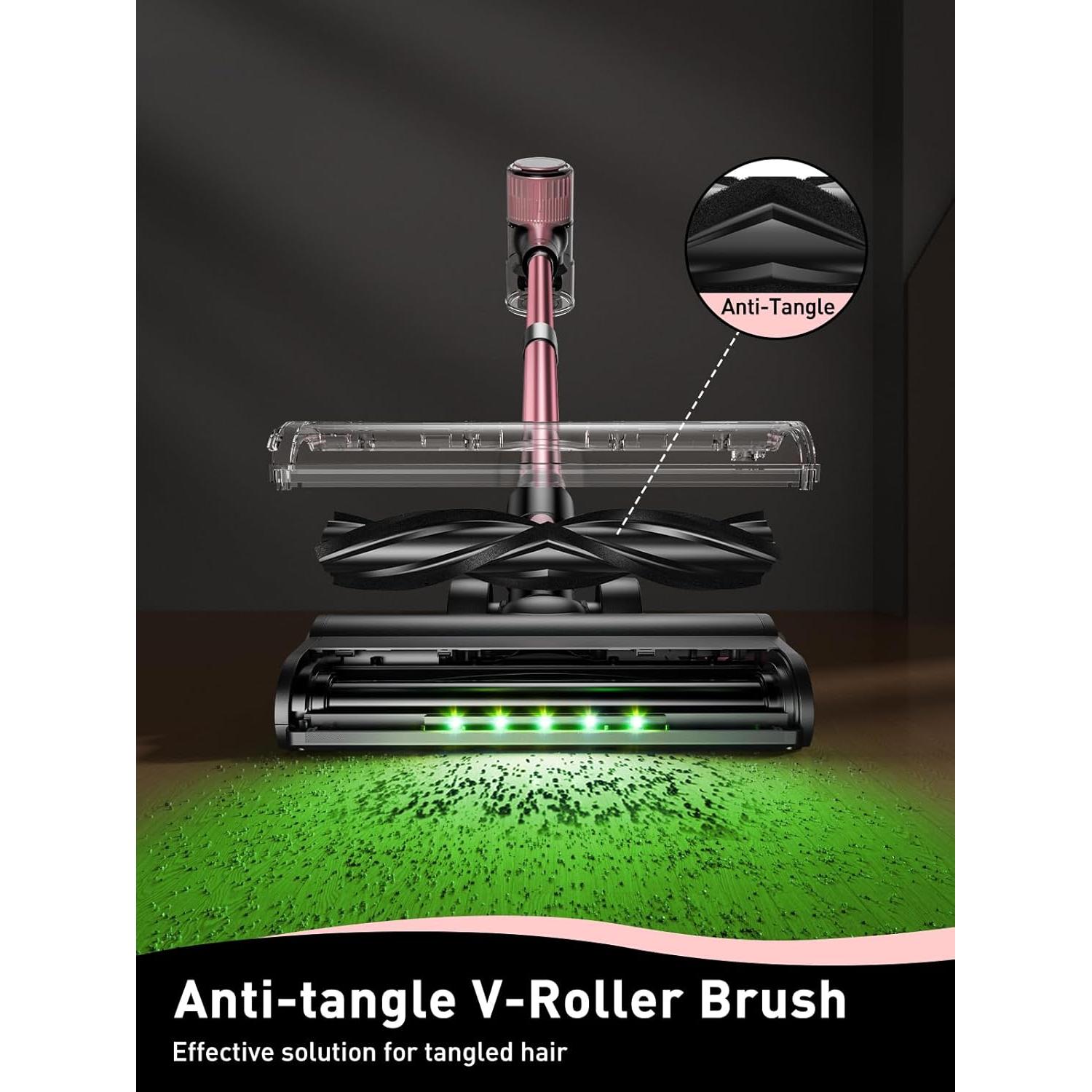 Aspiradora Inalámbrica VICEASE A27 8 en 1 Rosa 45 min