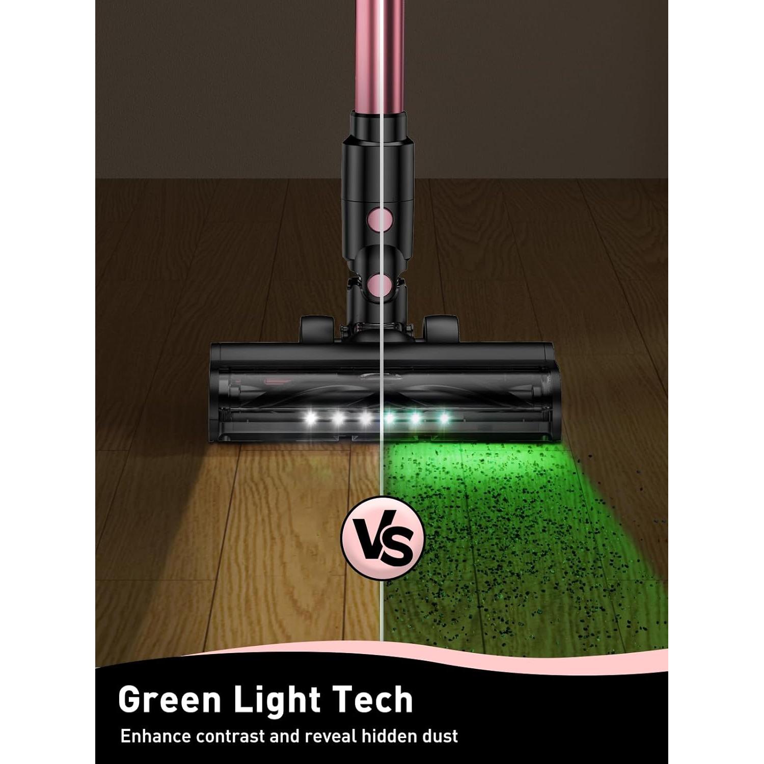 Aspiradora Inalámbrica VICEASE A27 8 en 1 Rosa 45 min