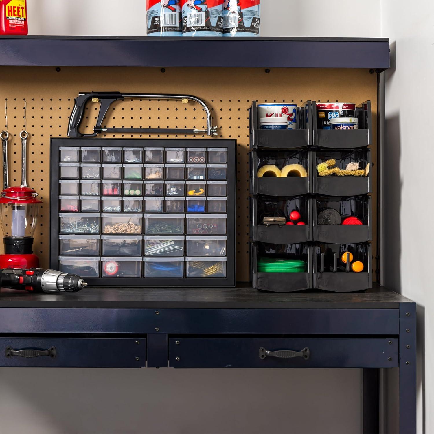 Gabinete de Almacenamiento IRIS USA 44 Cajones + 8 Contenedores 33x15x13cm