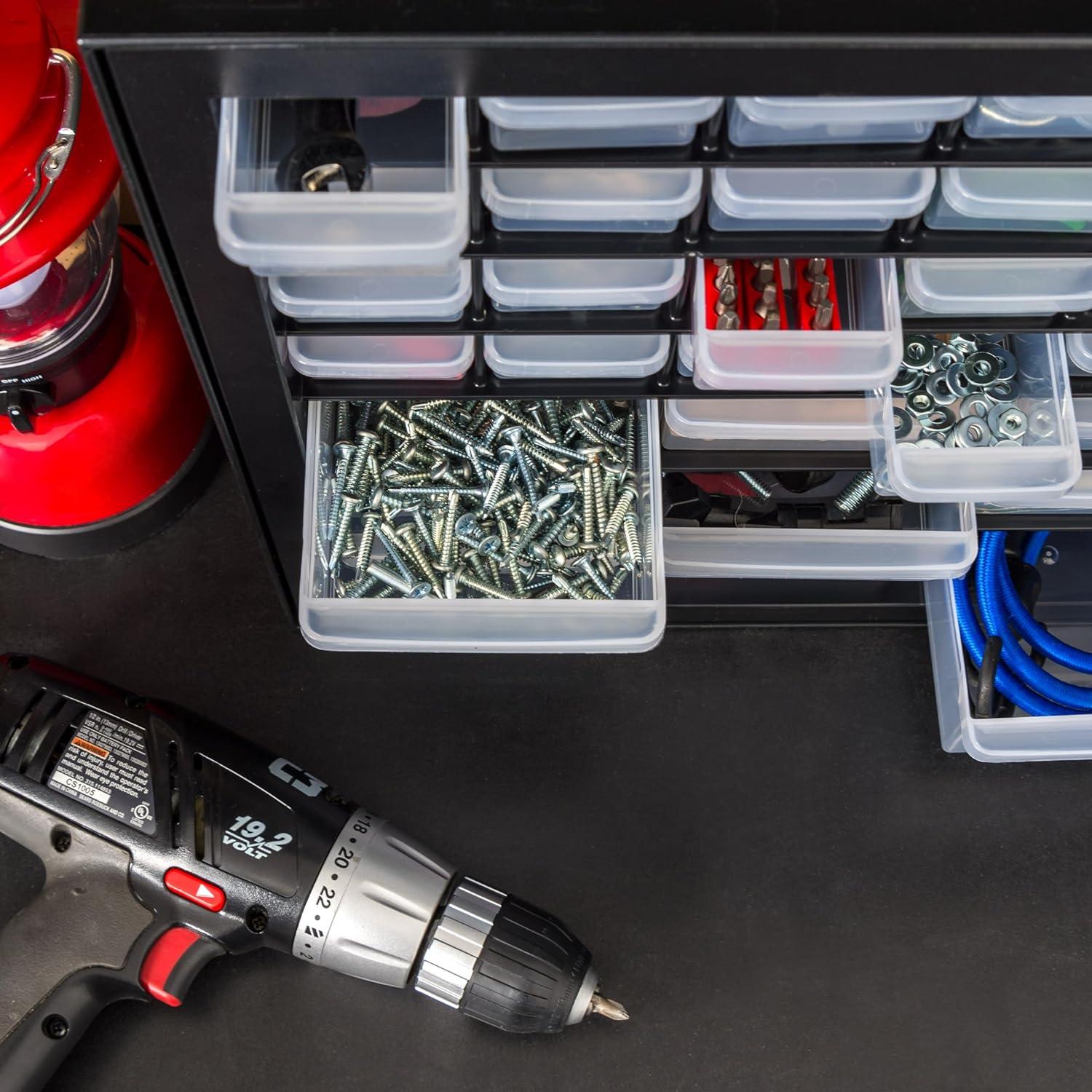 Gabinete de Almacenamiento IRIS USA 44 Cajones + 8 Contenedores 33x15x13cm