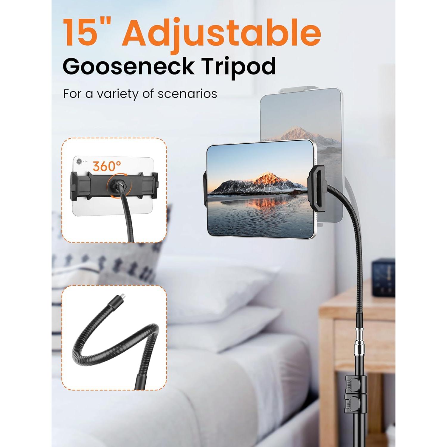 Soporte trípode para tablet Victiv 215,9 cm flexible