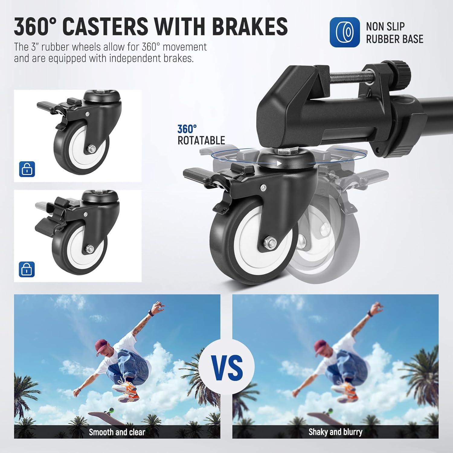 Carro de Trípode NEEWER NW-600 para Fotografía 22.68 kg