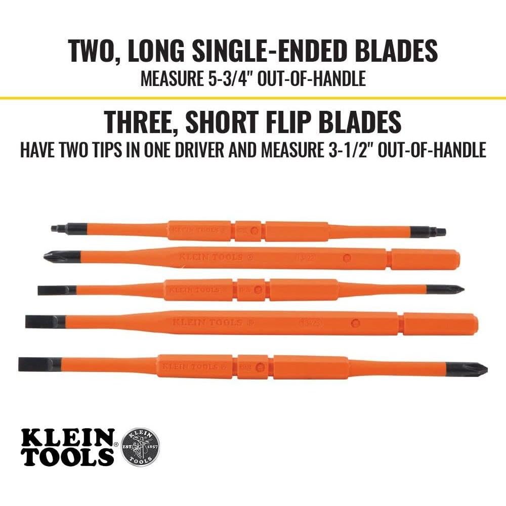 Juego de Puntas Magnéticas Wiha 70486 + Destornillador Aislado Klein 32288