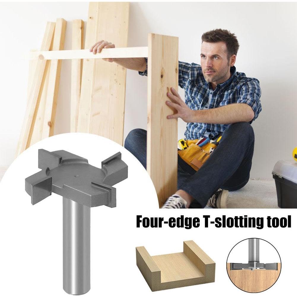 Juego de Brocas para Router Genérico 1/2" y 1/4" Acero