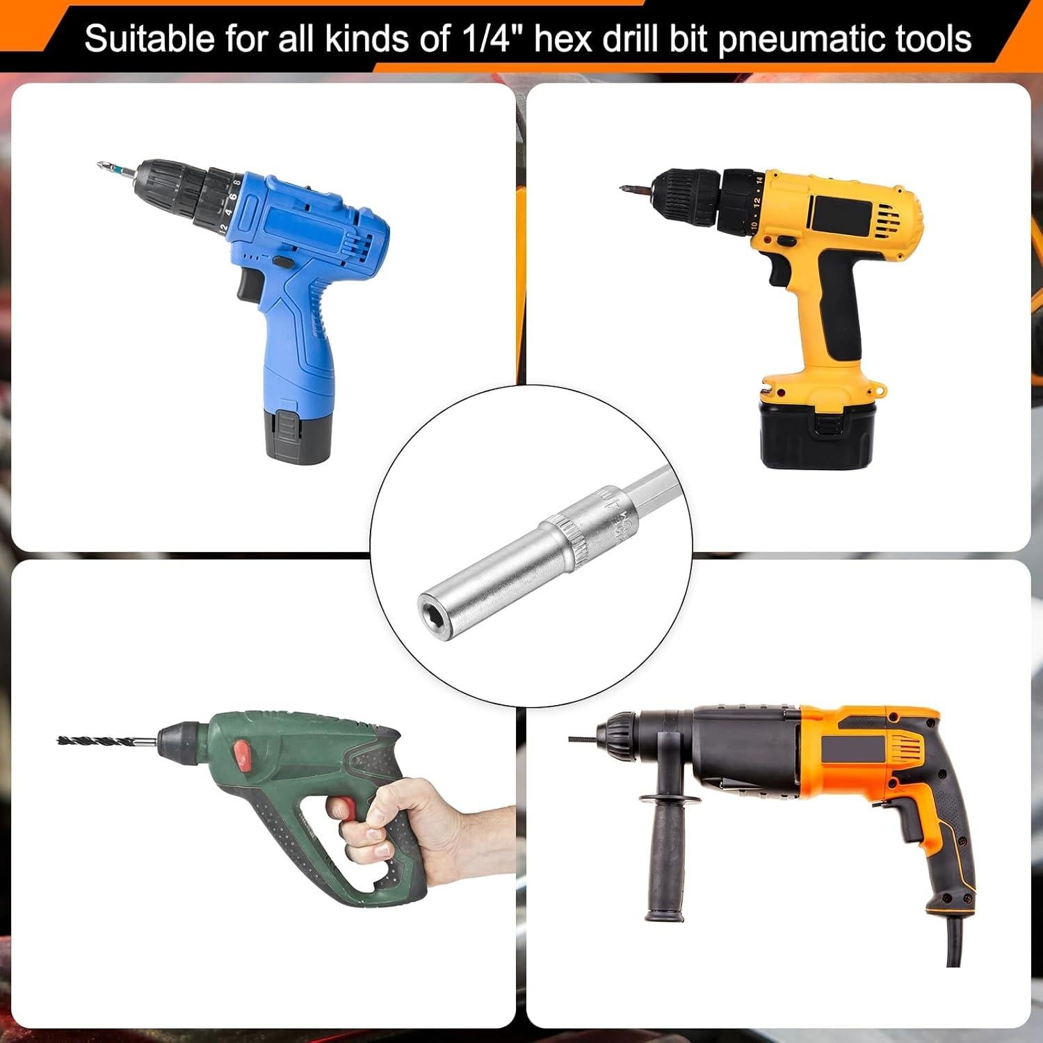 Broca de Conductor de Tuerca 4mm Hexagonal HARFINGTON 140mm