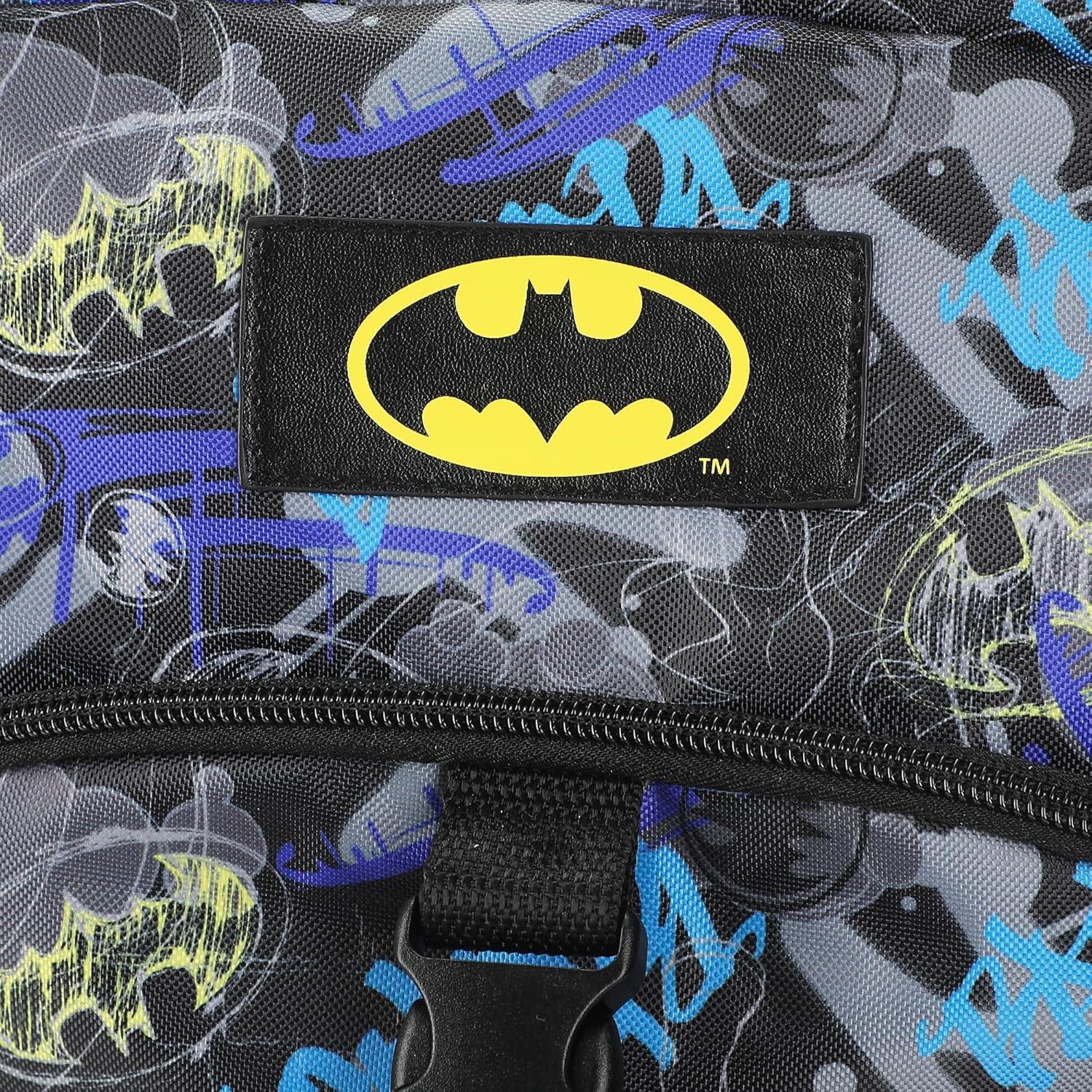 Set de Mochila y Lonchera Batman Bioworld 2 Piezas 40.64 cm