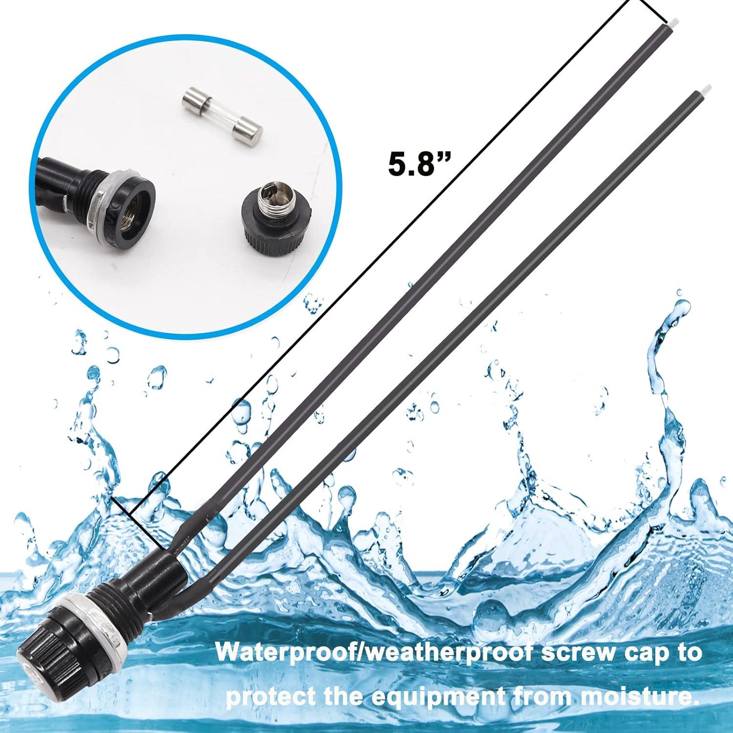 Soporte de Fusible Montado en Panel Tnisesm 5x20mm con Cables