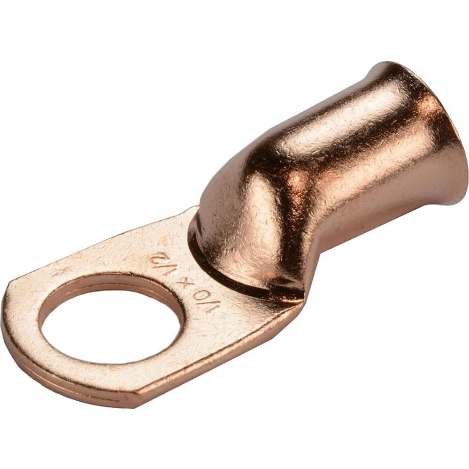 Extremos de Cable de Batería TEMCo 1/0 AWG Cobre Desnudo - Paquete de 5