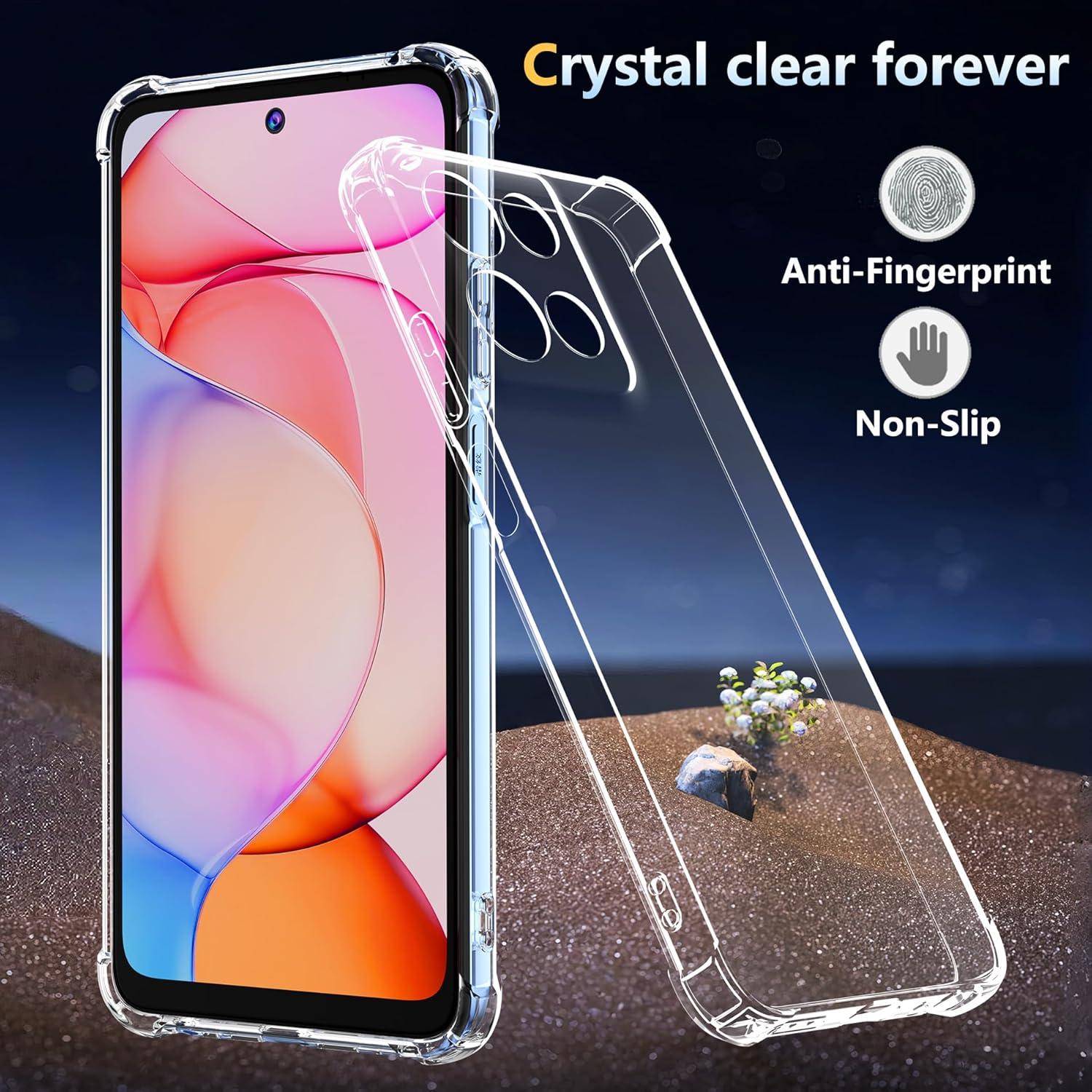 Funda TPU Transparente para Motorola Moto G 2025 5G con Protector