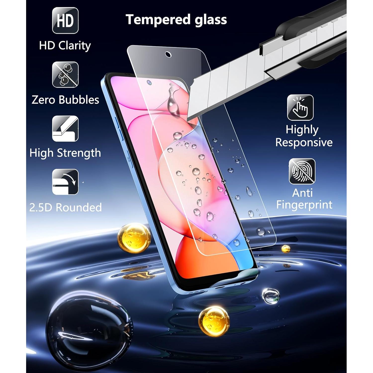 Funda TPU Transparente para Motorola Moto G 2025 5G con Protector