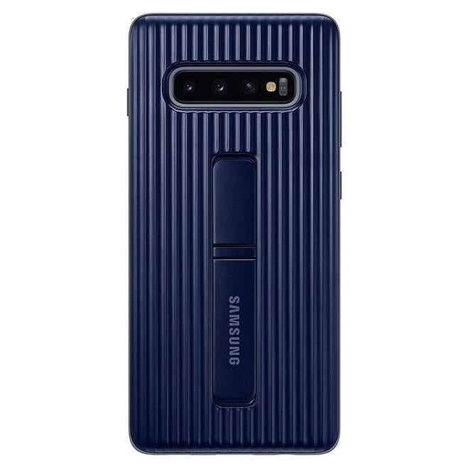 Funda Protectora Rugged Samsung Galaxy S10+ con Soporte Azul