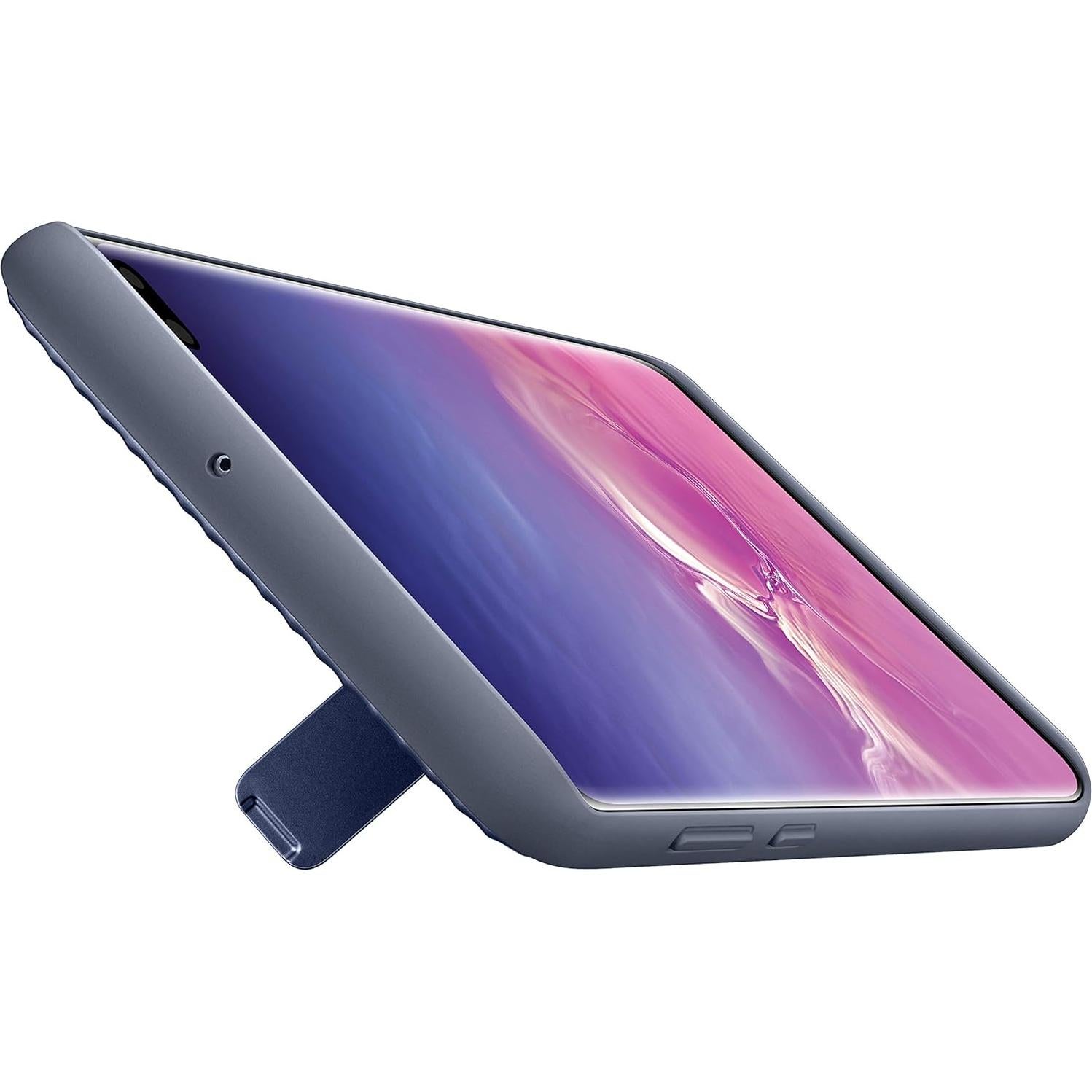 Funda Protectora Rugged Samsung Galaxy S10+ con Soporte Azul