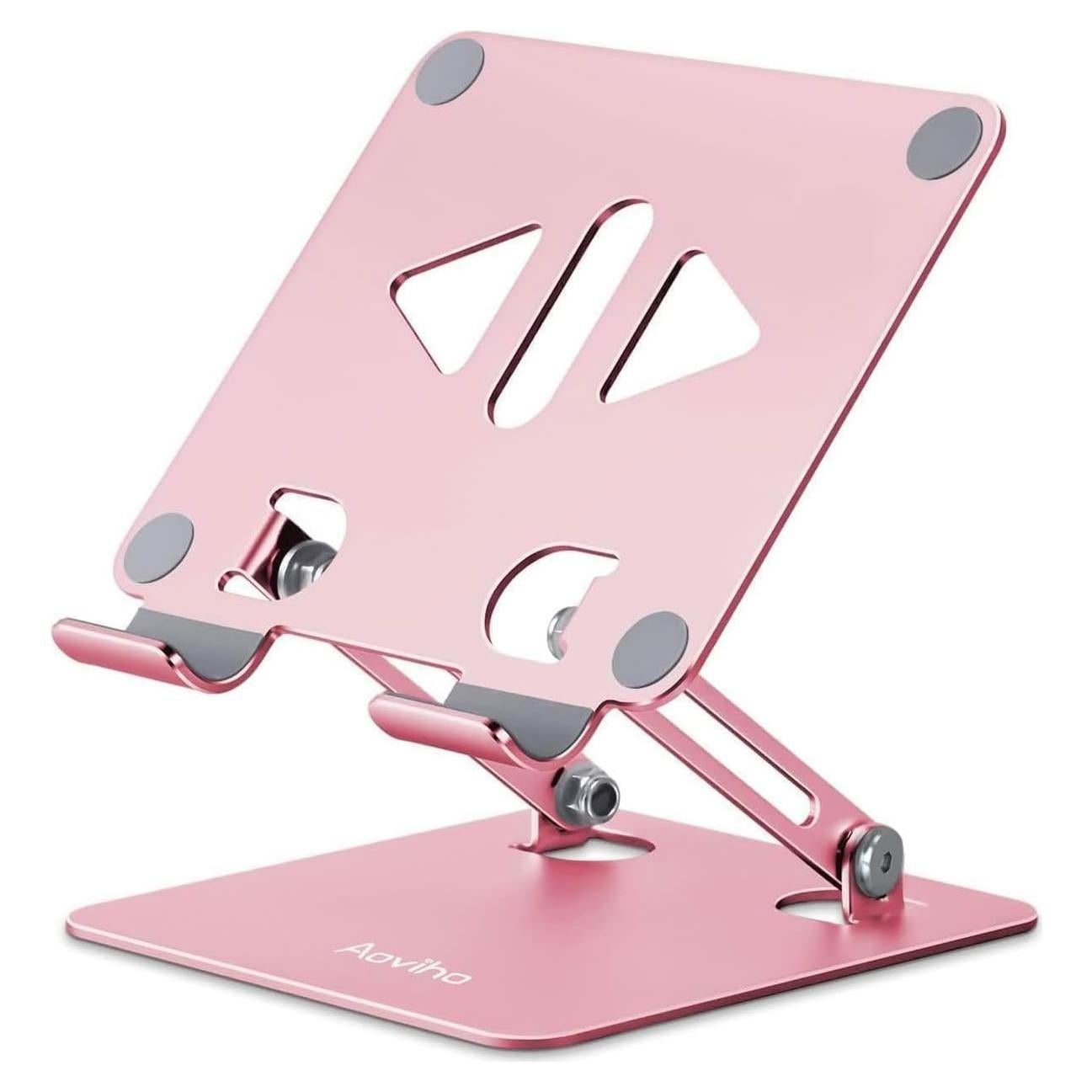 Soporte para Tablet Aoviho T2 Ajustable 4-13 Pulgadas Oro Rosa