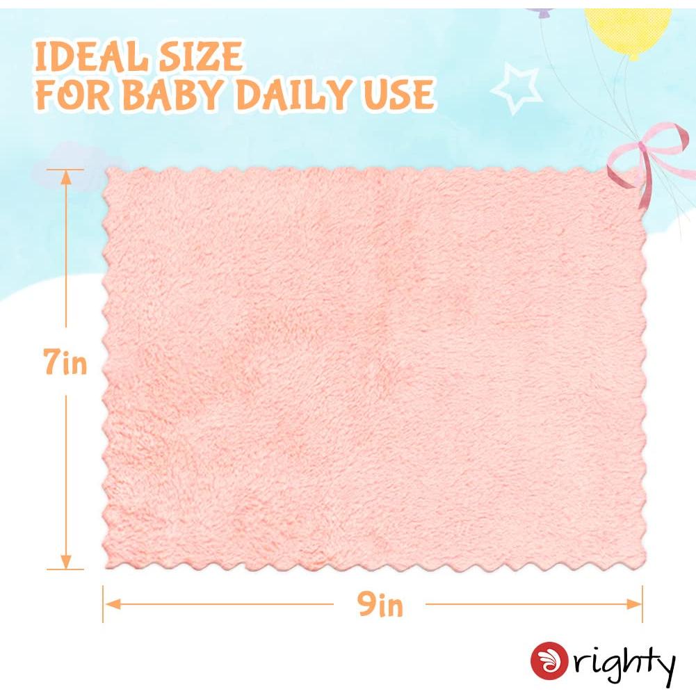 Toallitas de Baño Orighty 50-Pack Microfibra Coral 18x23 cm