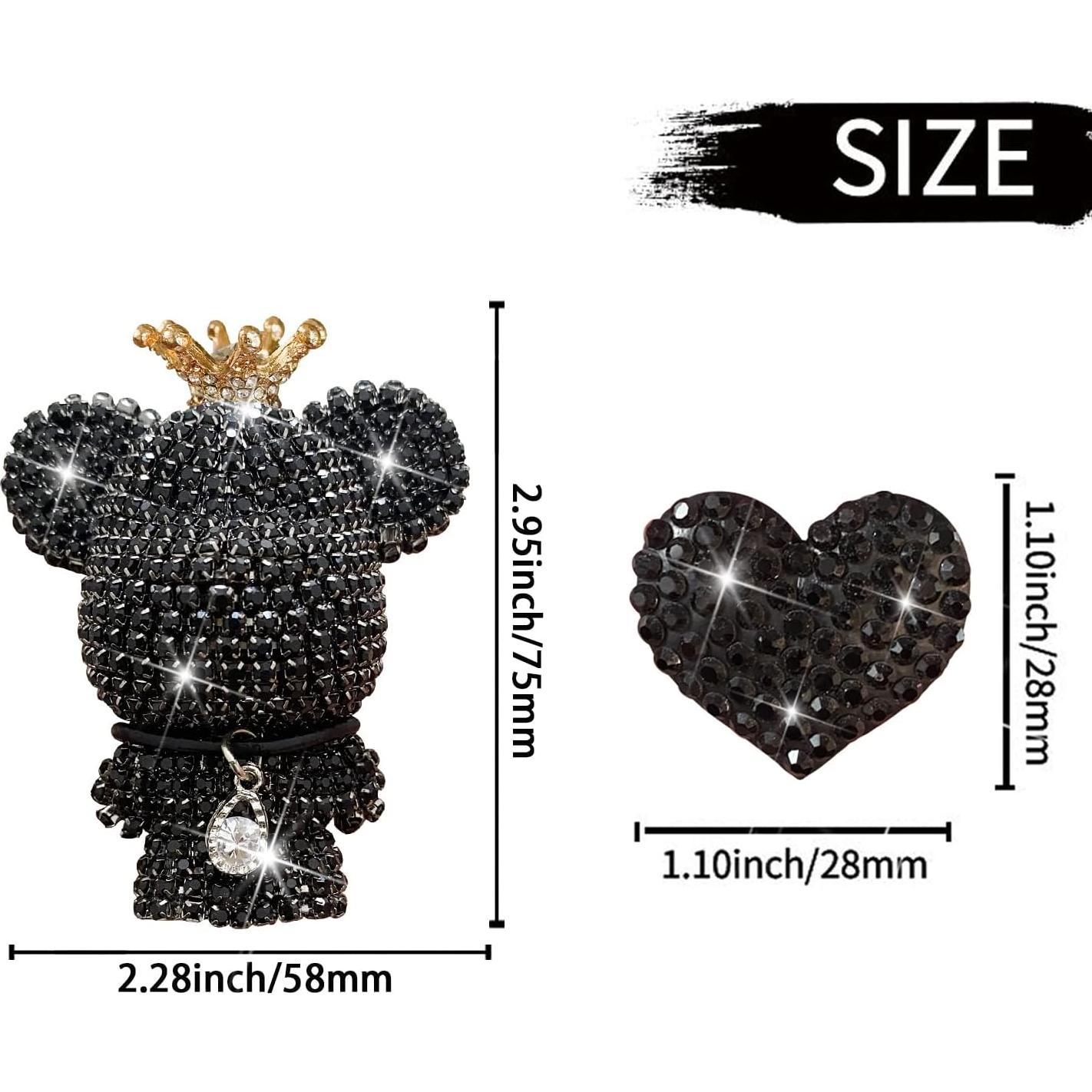 Clips Ambientadores de Auto Jowxsx Corazón y Mariposa 4 Pcs