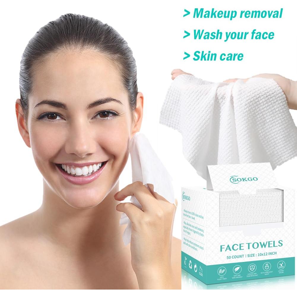 Toallas Faciales Desechables Loske 25.4x35.6 cm 100 Unidades