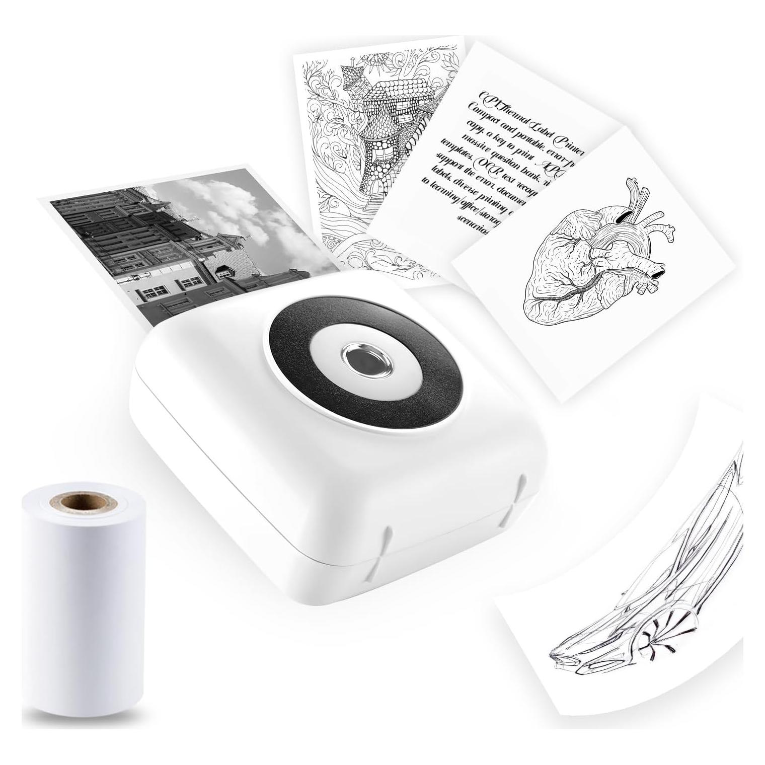 Impresora Mini de Etiquetas Genérica CG-CP1, 304 DPI, Bluetooth