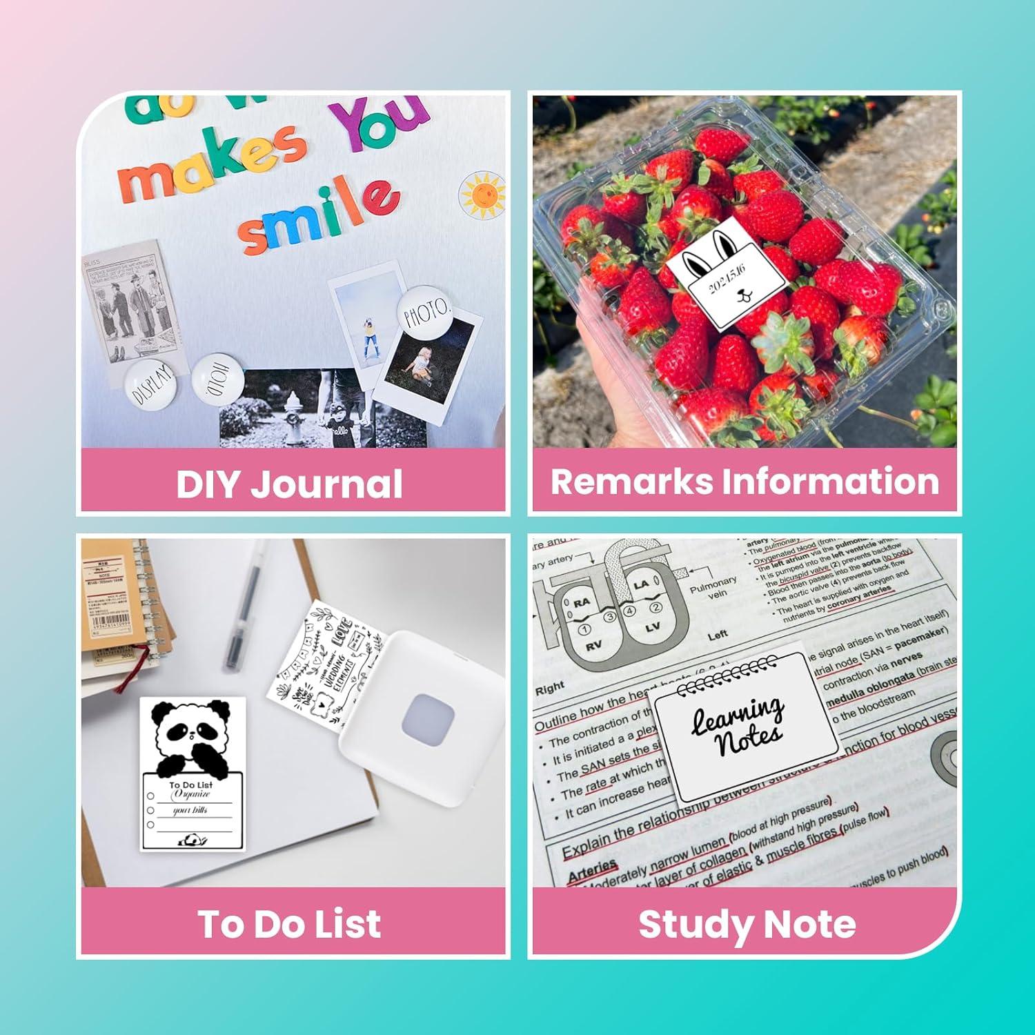 Impresora Mini de Etiquetas Genérica CG-CP1, 304 DPI, Bluetooth