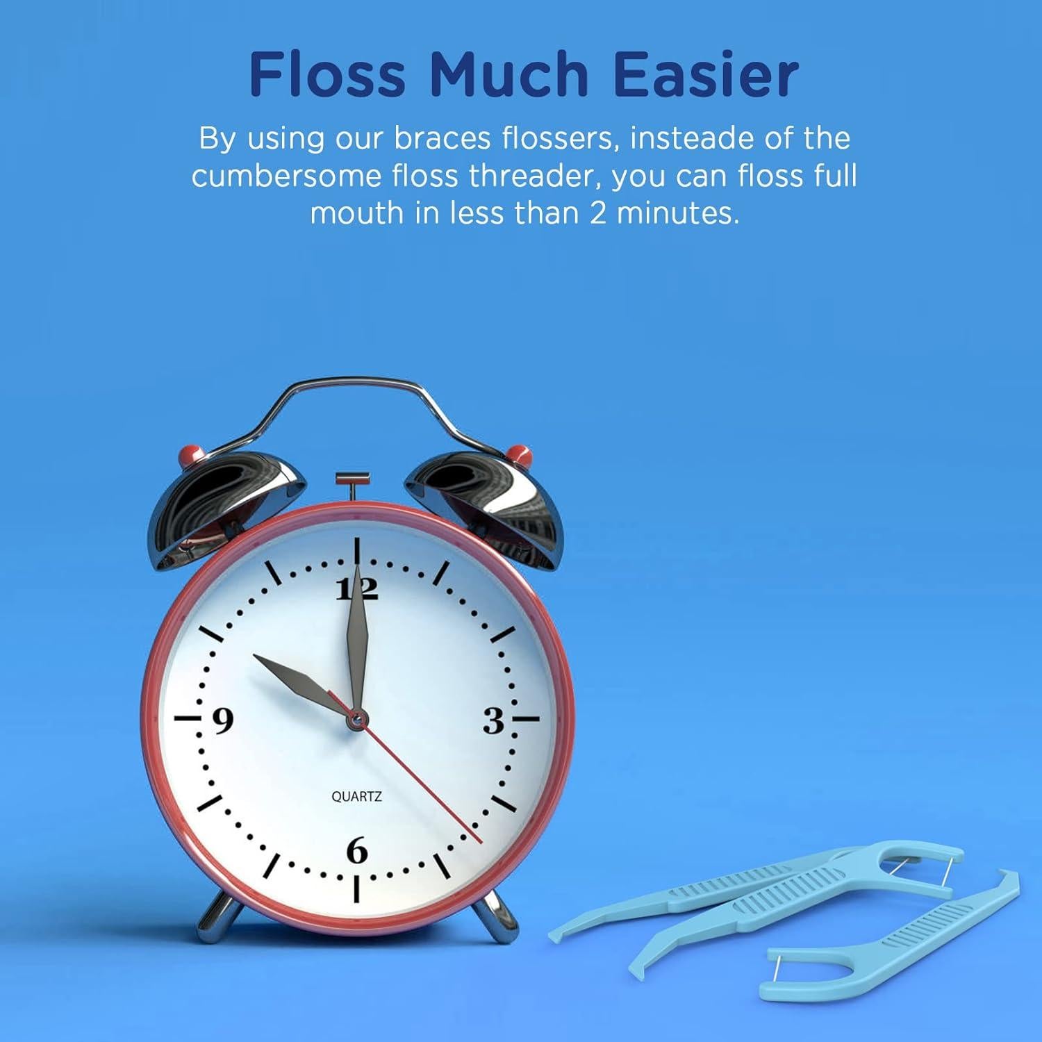 Hilos Dentales Ortodónticos Frehut - 150 Unidades con Estuche