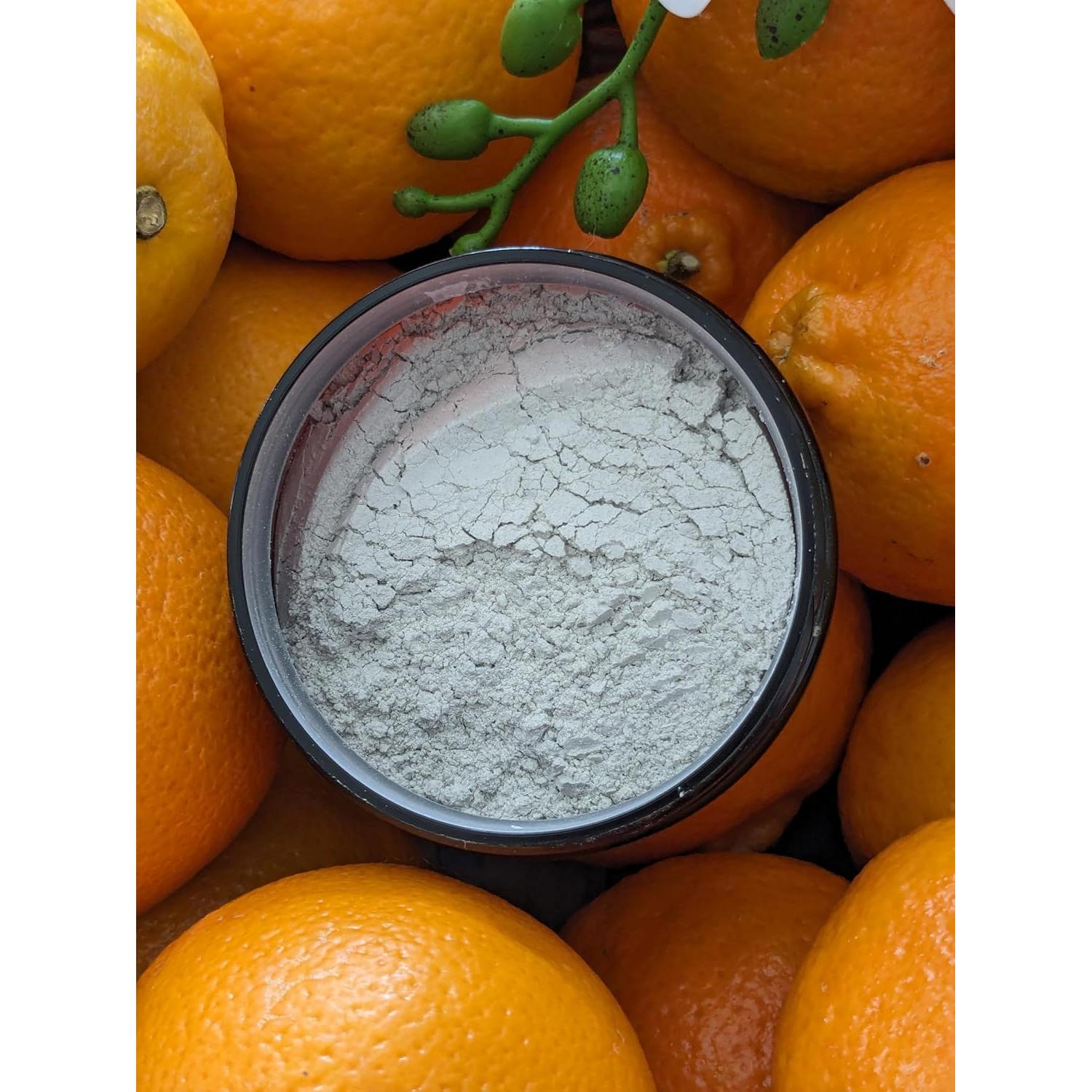 Remineralizing Orange I Organic Ingredients I Xylitol for Cavities I Vegan Cruelty Free Formula I Fluoride and Glycerin Free Mineral Tooth Powder (1.5 oz BPA Free Plastic Jar)
