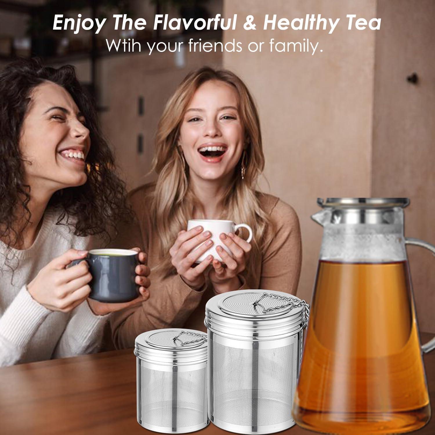 Infusores de Té TEEMADE Acero Inoxidable 304 - 2 Tamaños