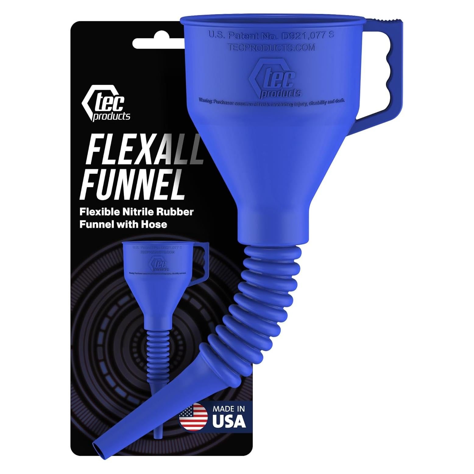 Embudo Flexible Automotriz TEC Products Azul 30.48 cm