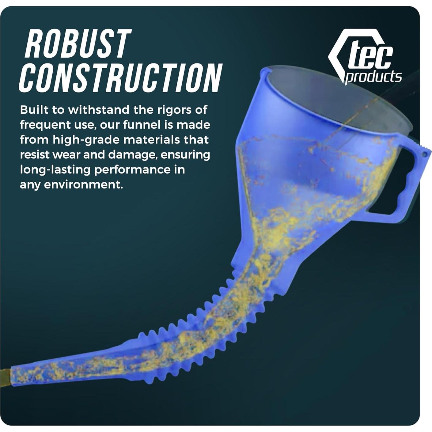 Embudo Flexible Automotriz TEC Products Azul 30.48 cm