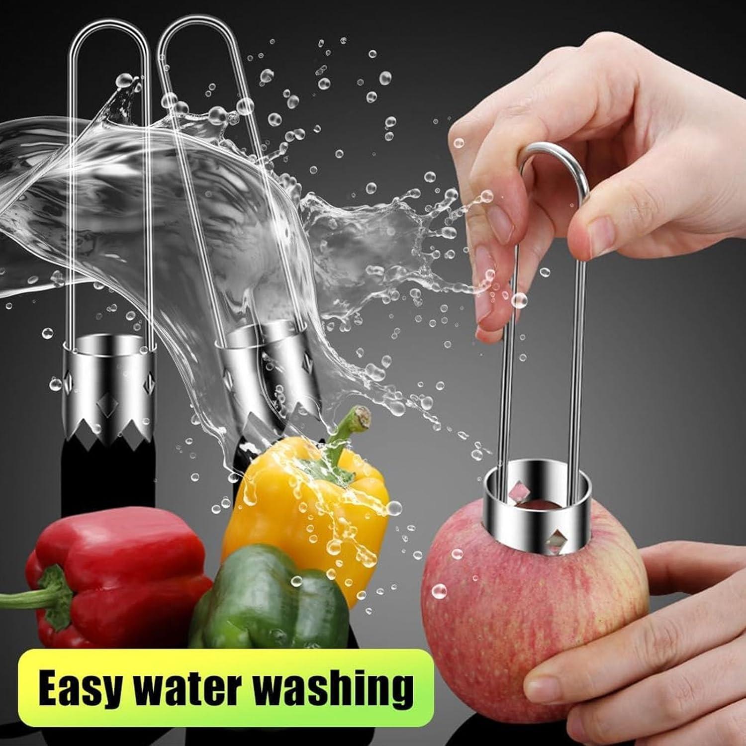 Removedor de Semillas de Pimiento Cvbuuijk Acero Inoxidable 304