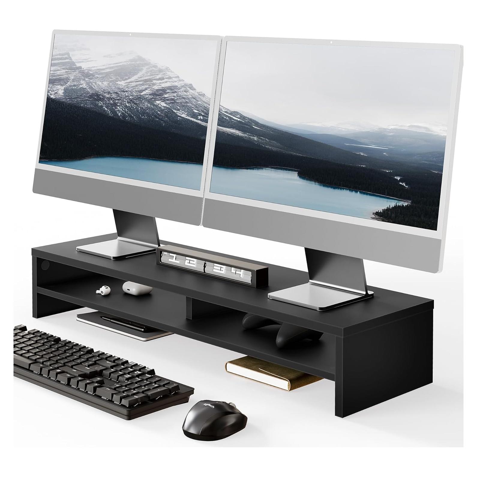 Soporte para Monitor Fenge 2 Niveles, Organizador de Escritorio 80cm