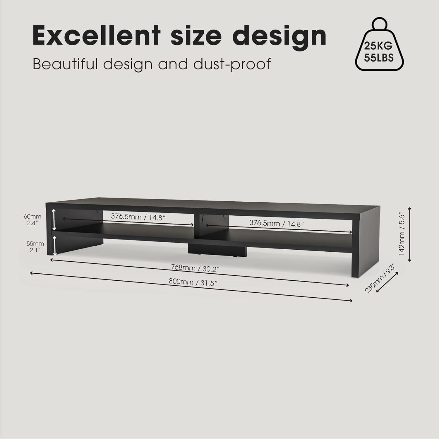 Soporte para Monitor Fenge 2 Niveles, Organizador de Escritorio 80cm